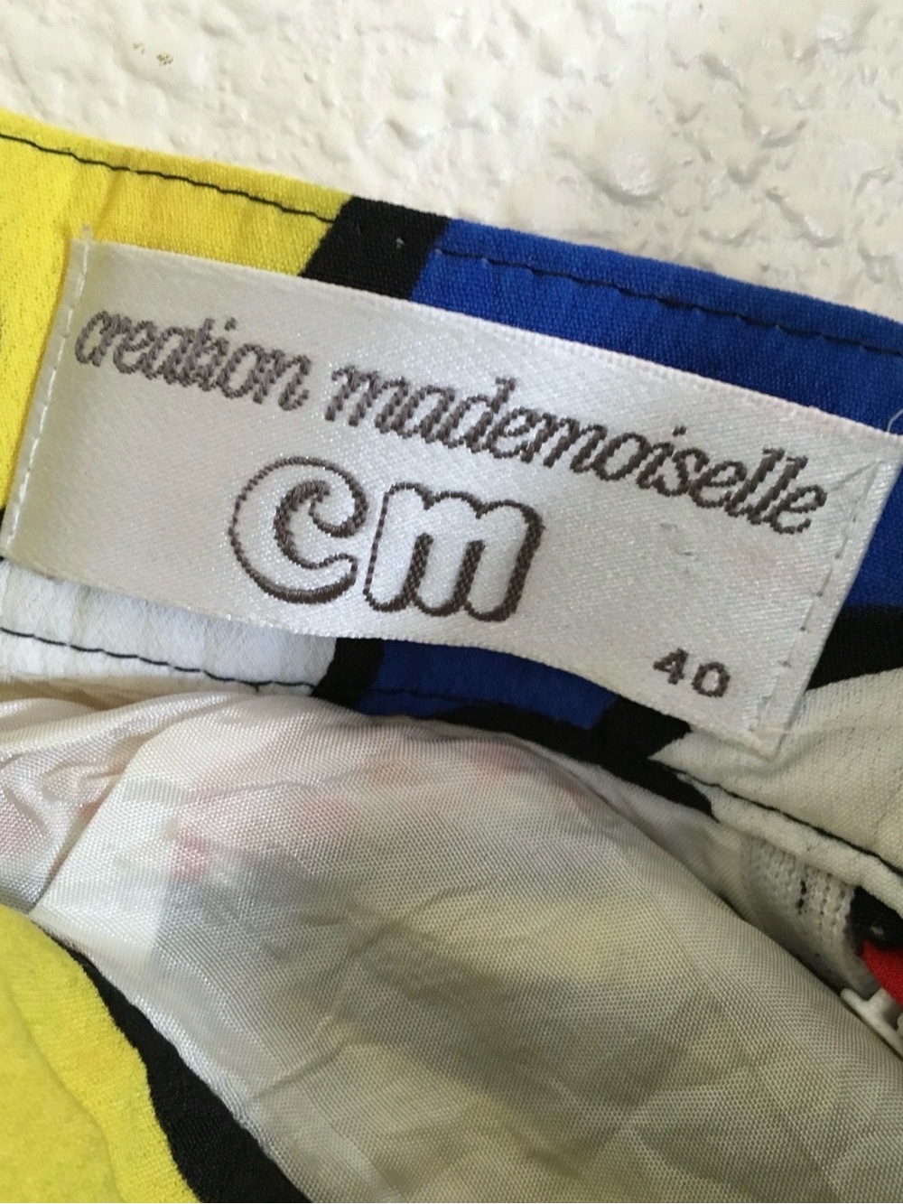 Vintage Lichtenstein Pop Up Skirt, Rare - Picture 8 of 8